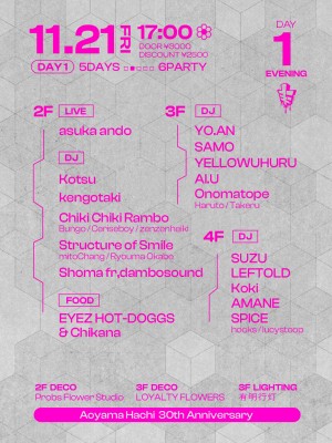 Aoyama Hachi 30th Anniversary DAY1