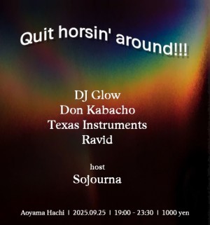 Quit horsin’ around!!!